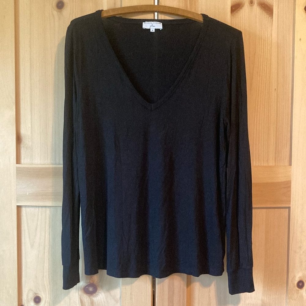 Universal Standard for J. Crew Long Sleeve V-Neck